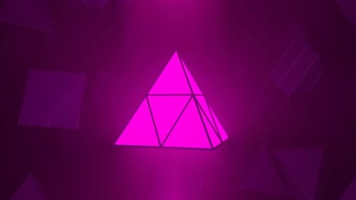 Neon-Pyramide