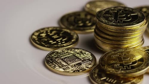 Plan rotatif de Bitcoins (cryptomonnaie numérique)