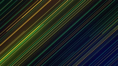 Dynamic Glowing Diagonal Lines Abstract Motion Background