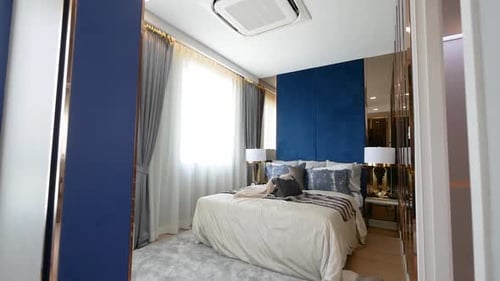 Elegant Bedroom Design With King Size Bed