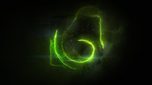 Energetic Particle Logo Reveal Intro