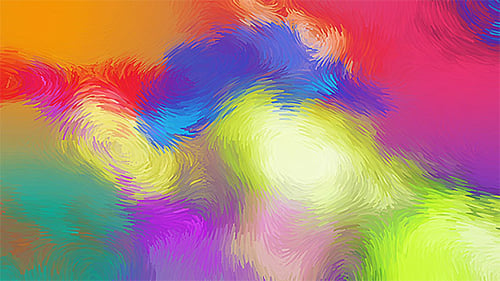 Fondo abstracto de pintura estilo Van Gogh - Versión colorida
