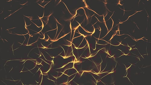 Glowing Abstract Golden Energy Lines Seamless Loop