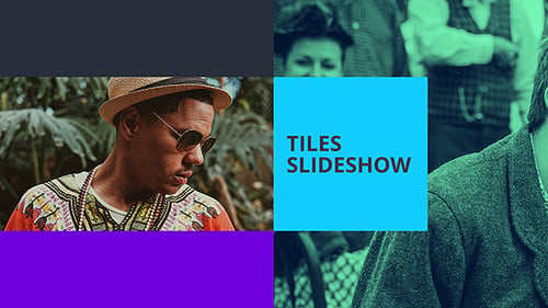 Modern Tiled Block Slideshow with Dynamic Transitions