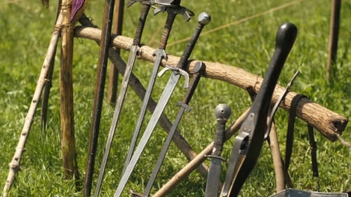 Waffen des mittelalterlichen Ritters