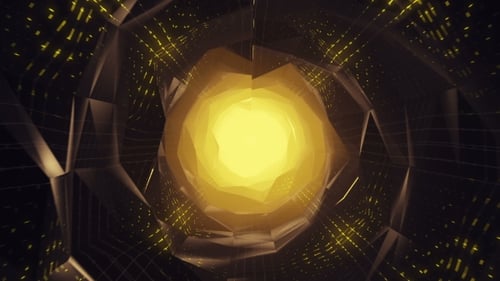 Colorful Futuristic Tunnel