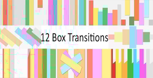 Animated Flat Geometric Shape Wipes and Transitions