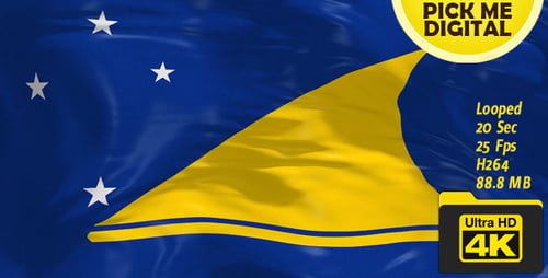 Bandera de Nueva Zelanda-Tokelau 4K