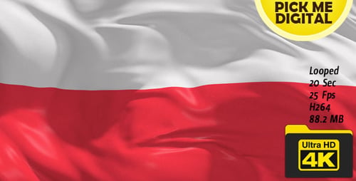 Poland Flag 4K