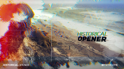 Dynamic Ink Splatter Glitch Opener