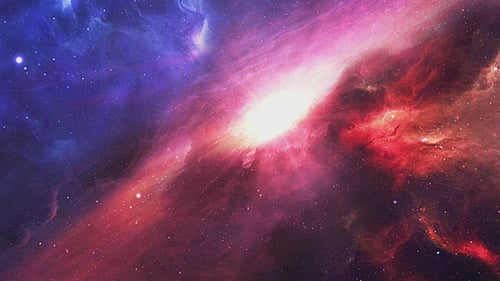 Vibrant Cosmic Nebula Space Background Animation