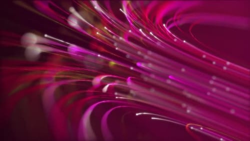 Dynamic Flowing Particle Trails Abstract Background