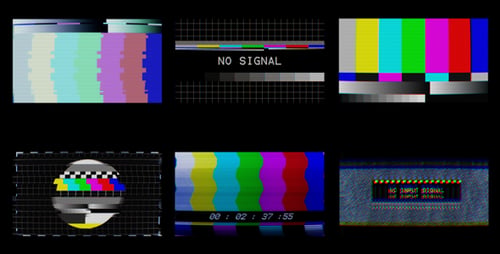 TV No Signal 4K 6-Pack