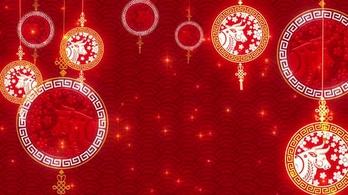 Chinesisches Neujahrs-Hintergrund HD 03