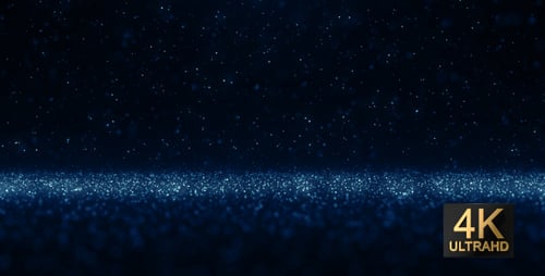 Particules d'animation Blue Dust luxueuses