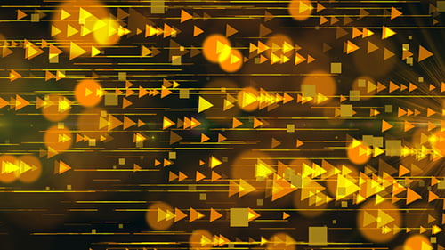 Abstract Flowing Golden Particles Background