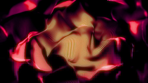 Abstract Fluid Glowing Lines Background Animation