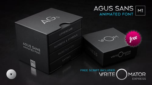 Agus Sans / M1 - Animated Font