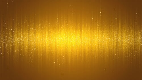 Elegant Golden Shimmering Particles Light Rays Background