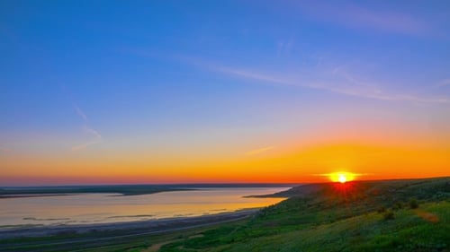 Sunrise Sky over the River
