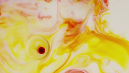 Abstract Fluid Art Background with Blending Colors