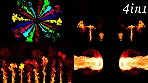 Fire Bang - VJ Loop Pack (4in1)