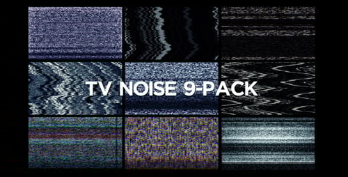 TV Noise Glitch and Static Effects Pack