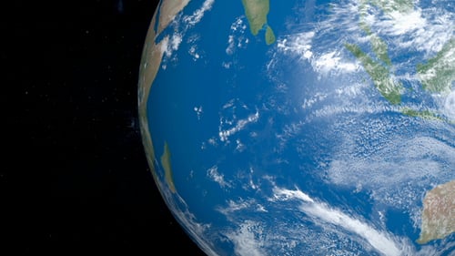Indian Ocean Sea in Planet Earth