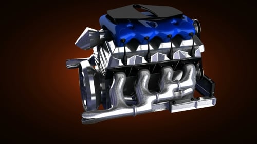 Drehbarer Automotor