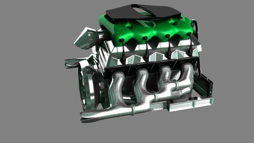 Drehbarer Automotor