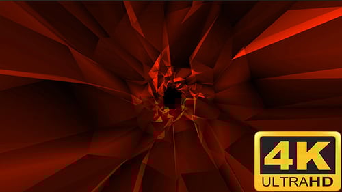 Epic Red Tunnel Intro Loop