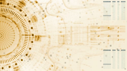 Digital Abstract Matrix Particles 04