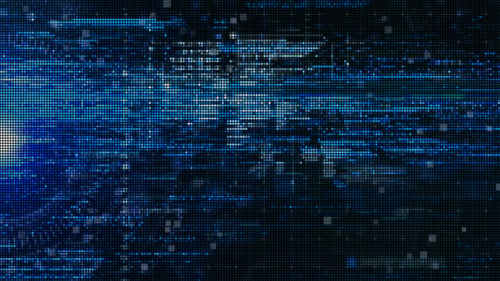 Digital Abstract Matrix Particles 05