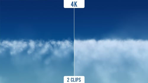 Realistic Drifting Clouds and Fog Animated Overlay