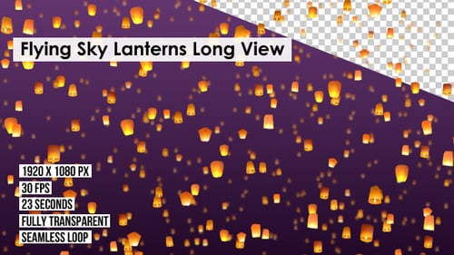 Sky Lanterns – long View