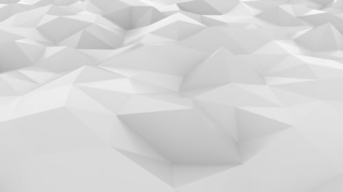 Dynamic White Geometric Low Poly Surface Animation