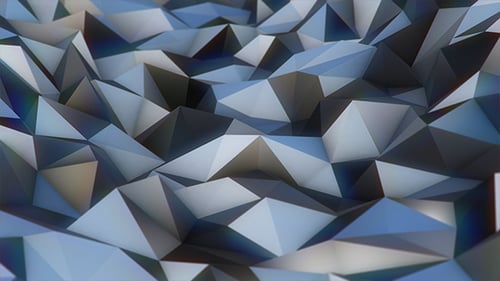 Seamless Looping Abstract Geometric Polygonal Background