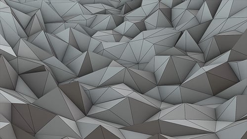 Animated Low Poly Wireframe Surface Background Loop