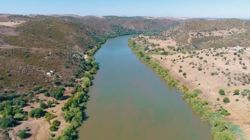 Aerial View of the River