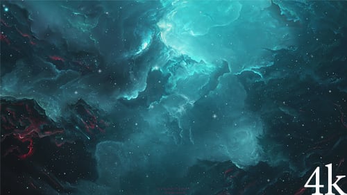 Distant Dark Space Nebula