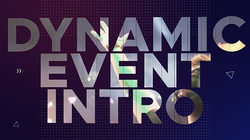 Dynamic Event Intro | After Effects Template, Openers ft. kinetic ...