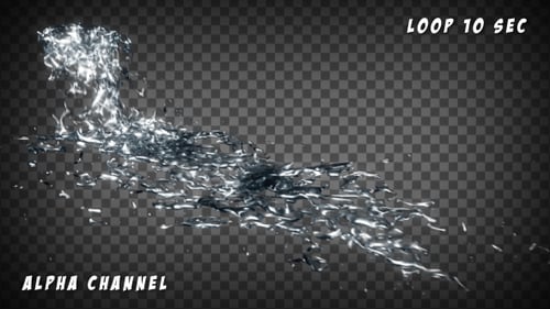 Dynamic Realistic Water Pouring and Splashing Animation