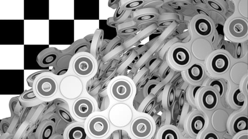 Transición de Fidget Spinners