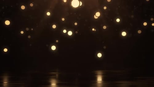 Fondo de luces voladoras