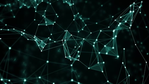 Dynamic Abstract Digital Network Loop Background