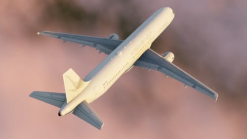 Avion et nuages