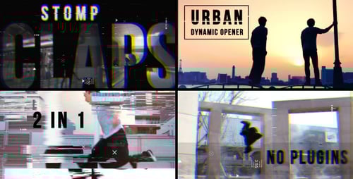Dynamic Urban Action Intro with Glitch and Grunge Effects