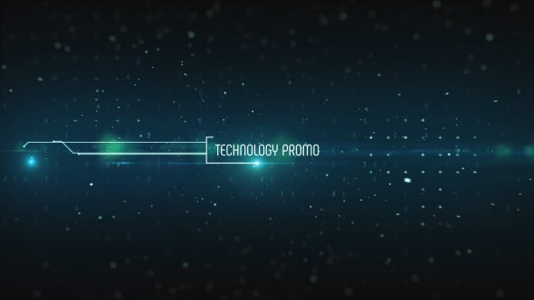Dynamic Digital Technology Promo with Glitch Effects, Video Displays ft ...