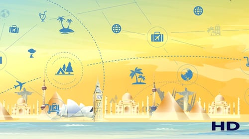 Travel & Tourism Landmark Background
