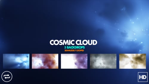 Cosmic Cloud Light Rays and Particle Animation